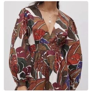 FARM Rio Multicolor Abstract Dress